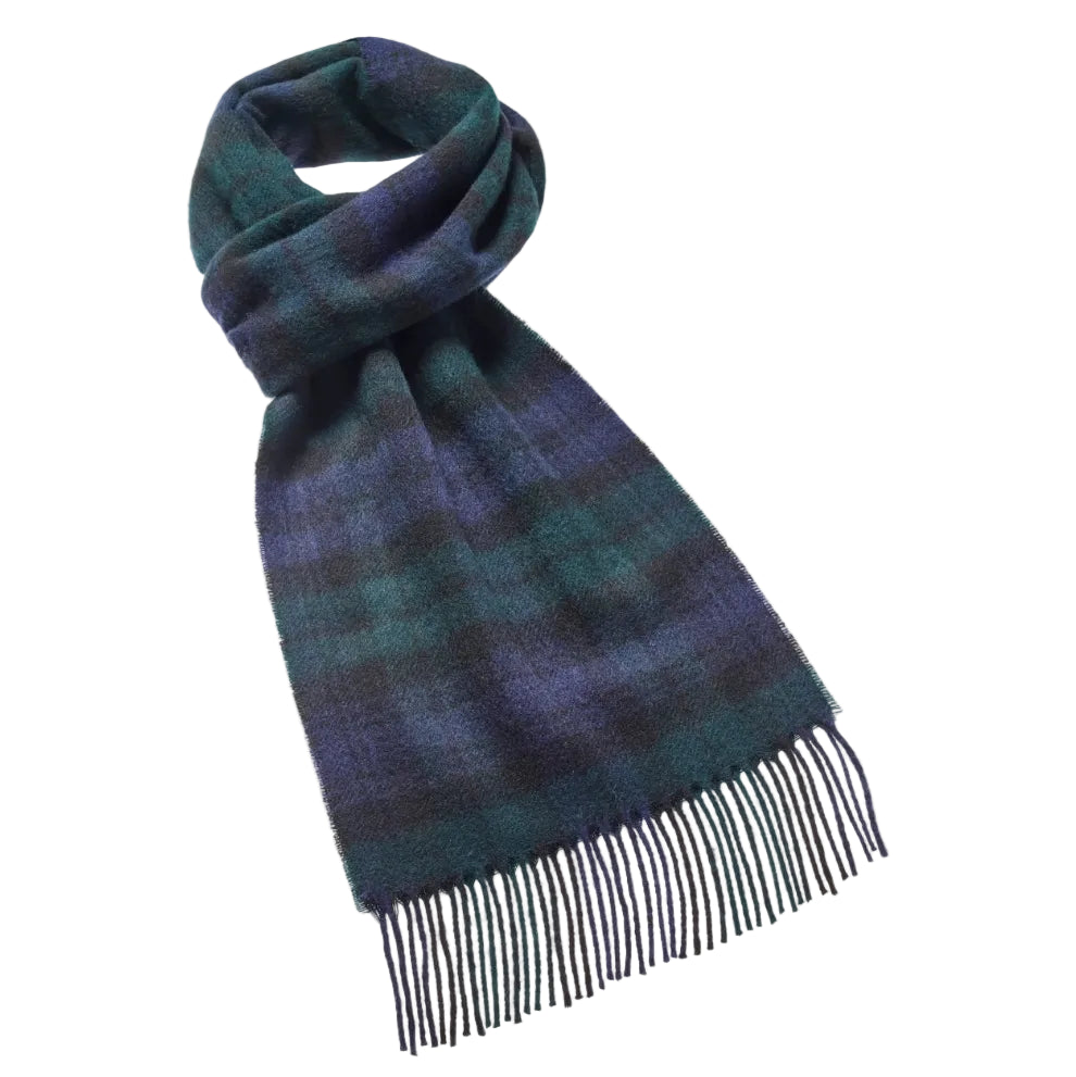 Plaid Lambswool Scarf