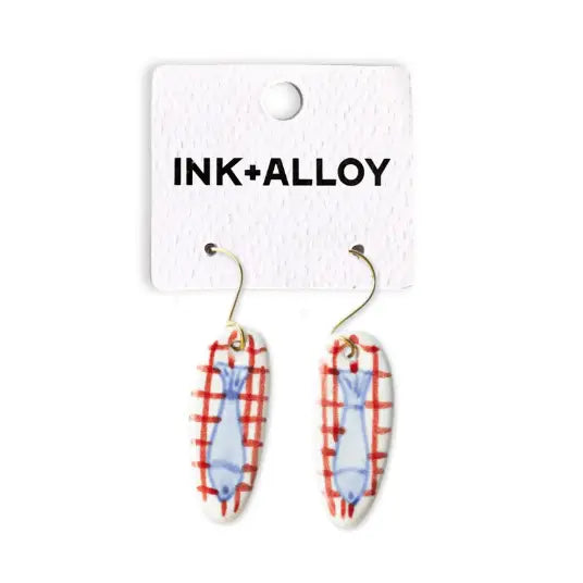 Danielle Fish Ceramic Earrings