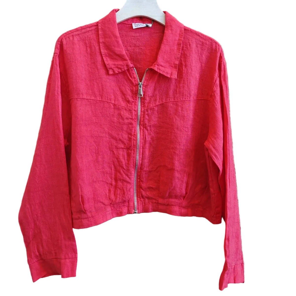 Linen Jacket in Red