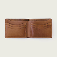 Leather Bifold Wallet in Tan