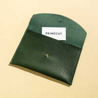 Envelope Pouch in Kelp Leather