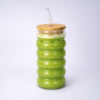 Tea Cup with Lid and Straw