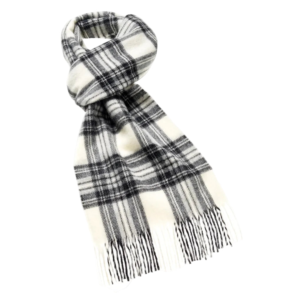 Plaid Lambswool Scarf