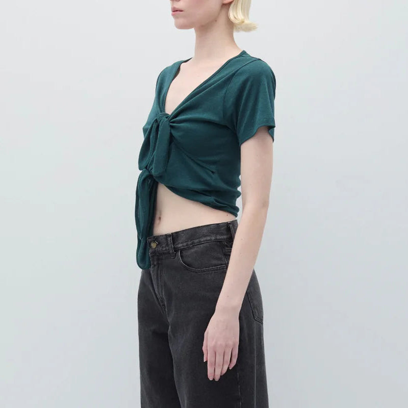 Dahlia Top in Ocean