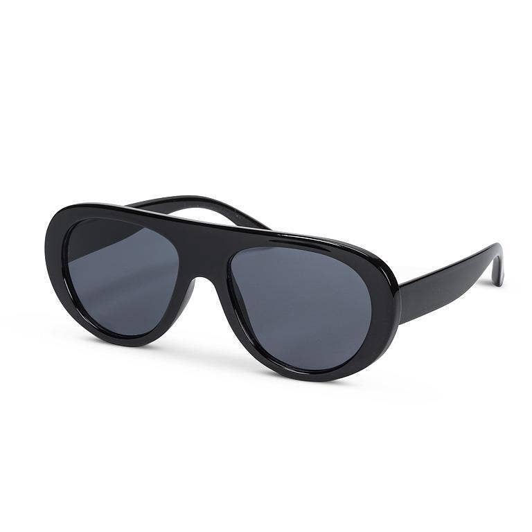 Wide Aviator Frame Sunglasses
