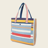 Mat Weave Open-Top Bag