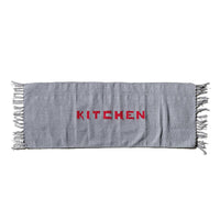 Recycled Kitchen Mat in Light Gray