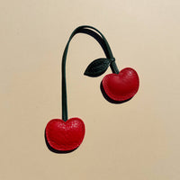 Bag Charm in Cherry