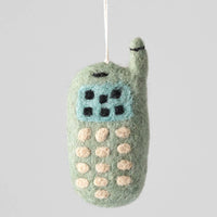 Mobile Phone Hanging Felt Ornament