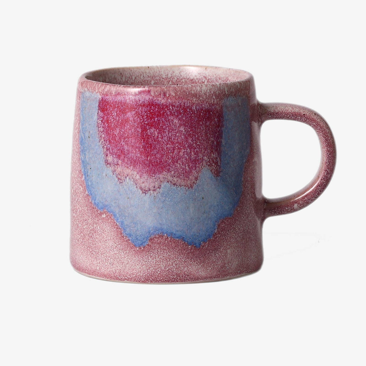 Reactive Glaze Mug in Rose