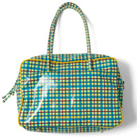 Truro Coated Hold-All in Zesty Check