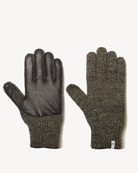 Melange Wool Glove in Dark
