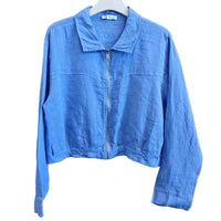 Linen Jacket in Blue