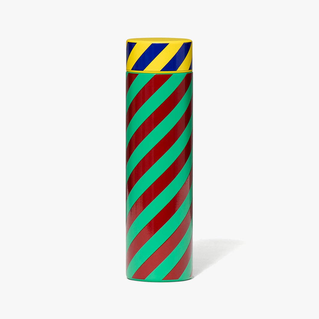 Pattern Thermal Flask in Stripe