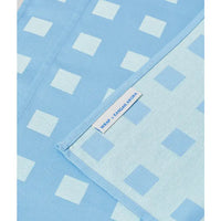 Squares Napkin Set Blue/Soft Aqua