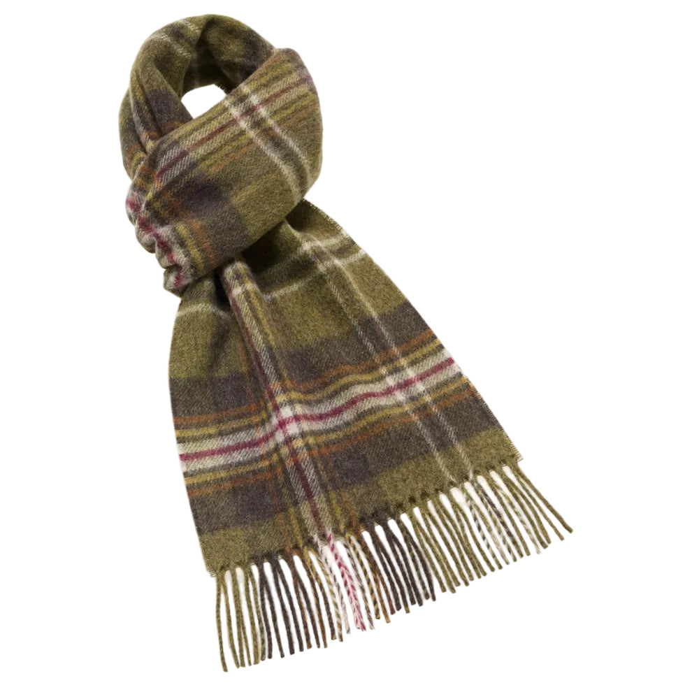 Plaid Lambswool Scarf