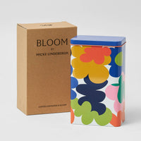 Abstract Flowers Coffee Tin