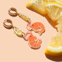 Shrimp Cocktail Earrings