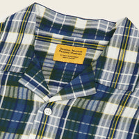 Madras Check Seersucker Cuban Shirt
