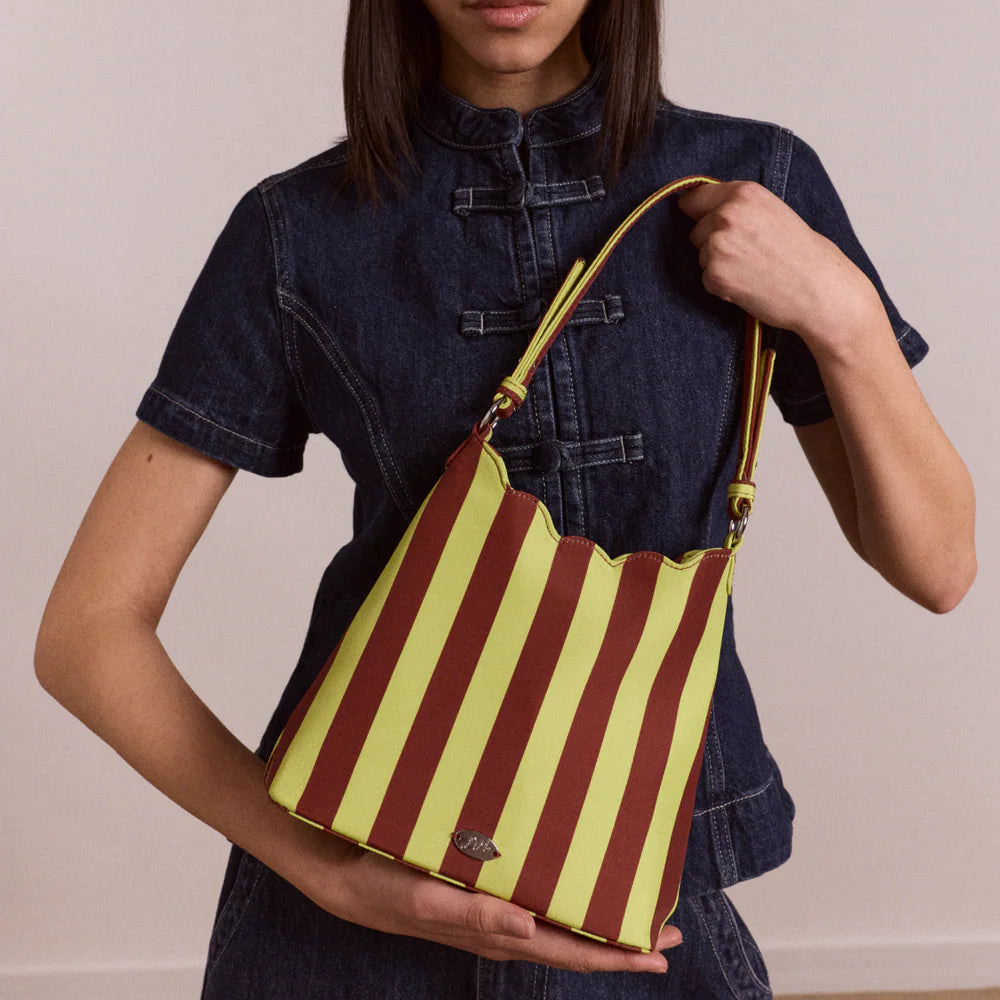 Lorelai Bag in Avocado & Chocolate