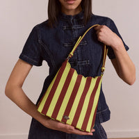 Lorelai Bag in Avocado & Chocolate