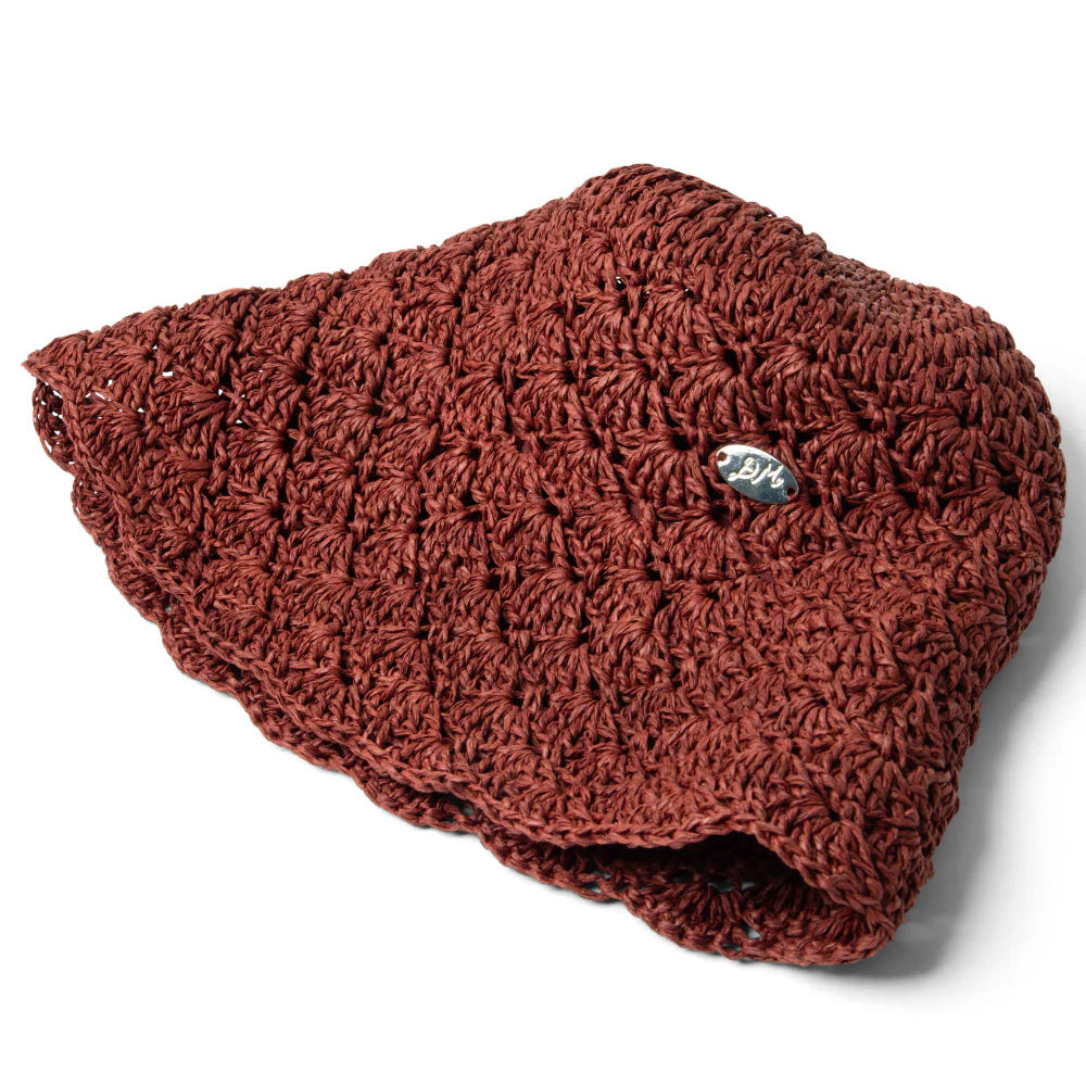 Raffia Tulip Bucket Hat