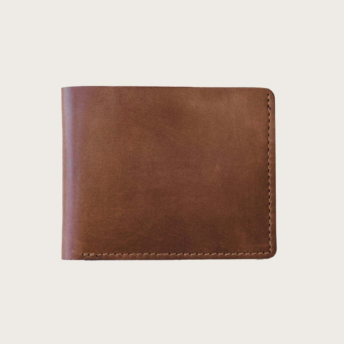 Leather Bifold Wallet in Tan