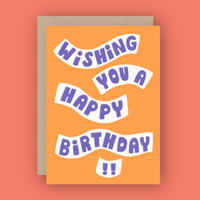 Wishing You a Happy Birthday Card