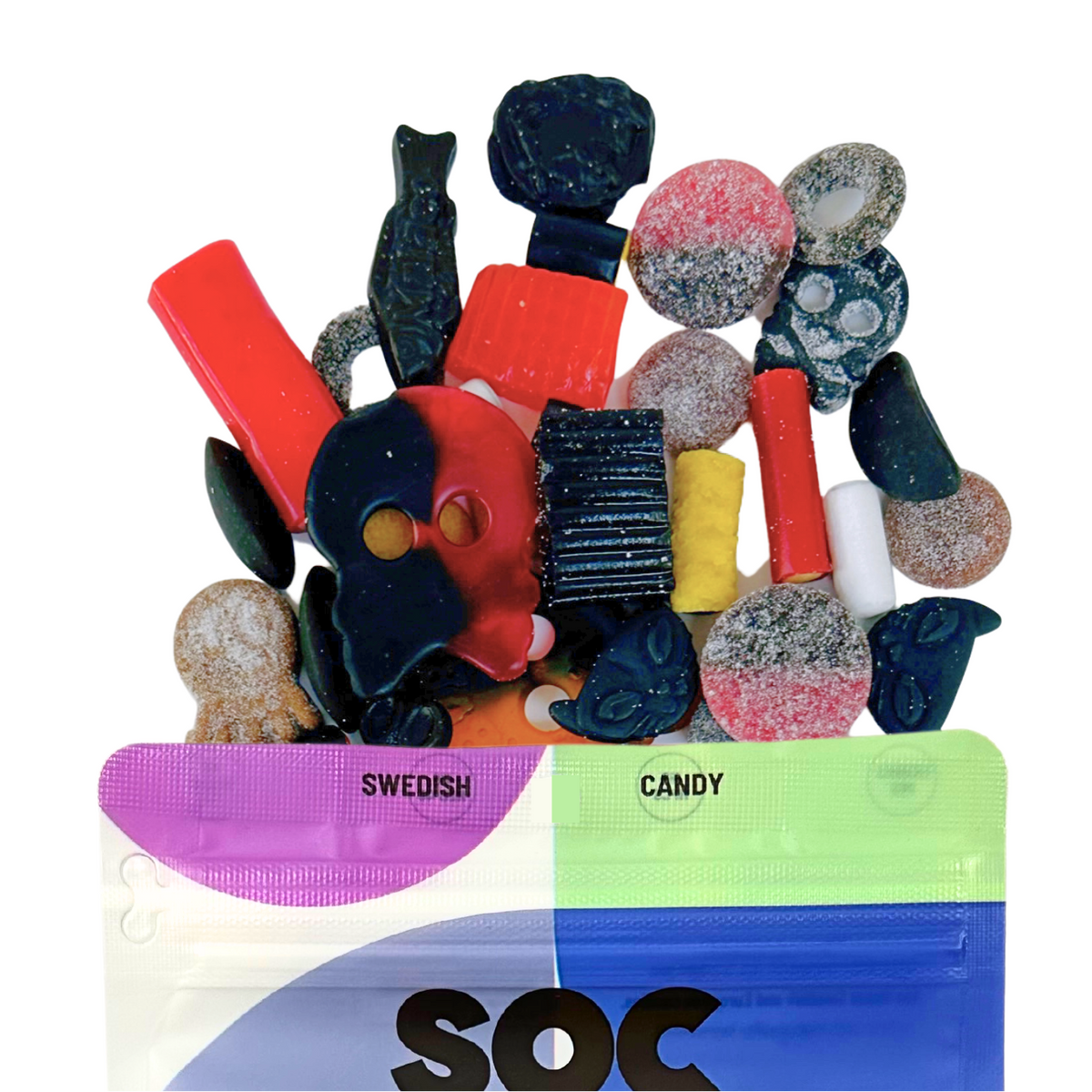 Licorice Mix Swedish Candy Bag