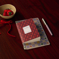 Checkerboard & Bows Softcover Notebook Set of 2