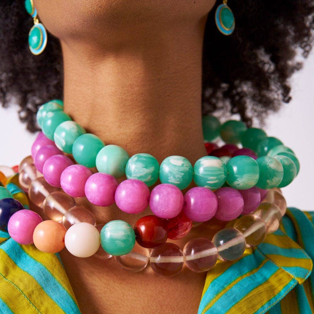 Iris Necklace in Purple