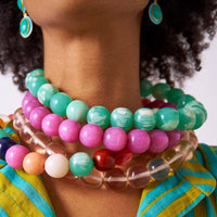 Iris Necklace in Purple