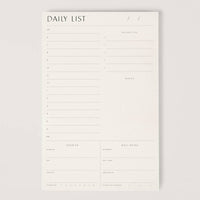 Daily List Pad