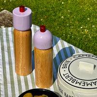 Salt & Pepper Grinder - Lilac & Red