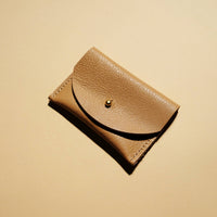 Cardholder in Tan Leather