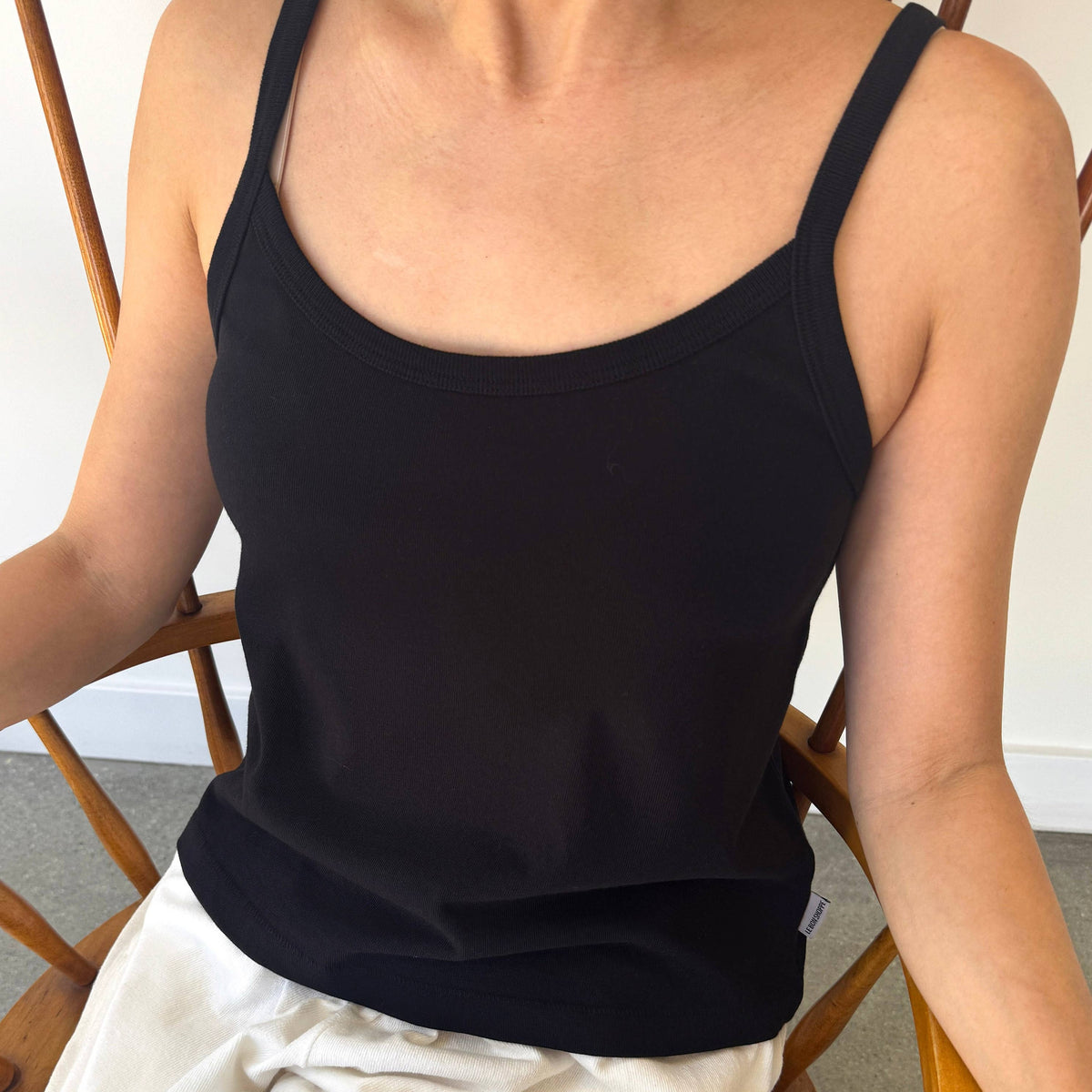 Premium Jersey Dana Cami in Black