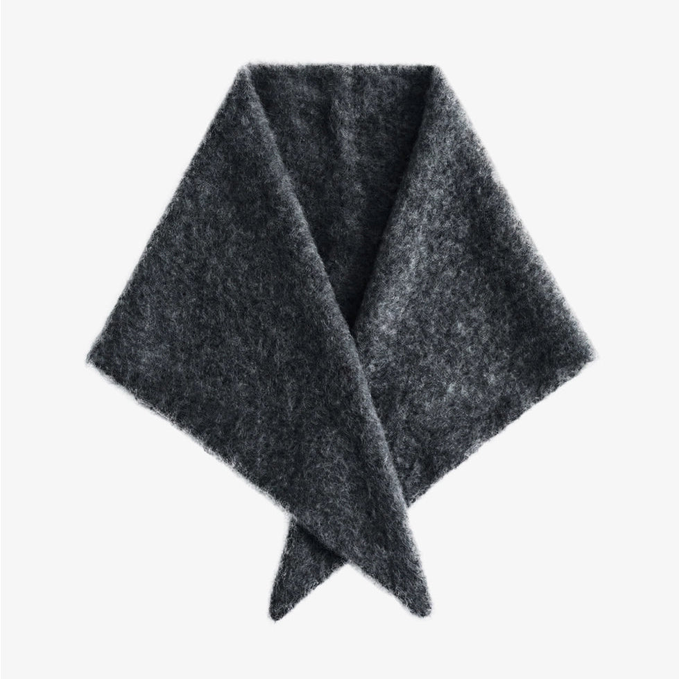 Alpaca Wool Triangle Scarf