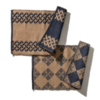 Tile Patterned Jute Mat