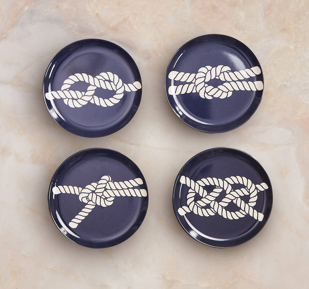 Scrimshaw Melamine Coaster Set