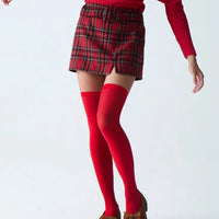 Willow Skirt in Red Tartan