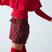 Willow Skirt in Red Tartan