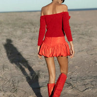 Isolda Top in Red