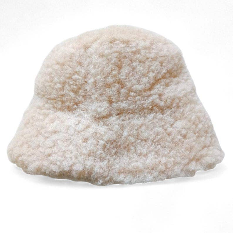 Sheep Wool Bucket Hat