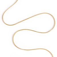 Gold Dainty Box Chain Necklace