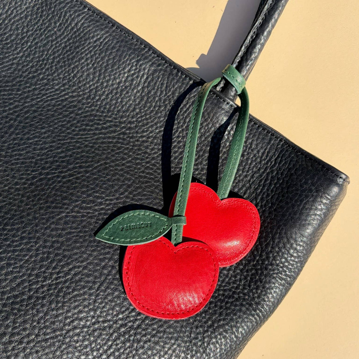 Bag Charm in Cherry