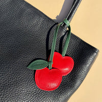 Bag Charm in Cherry