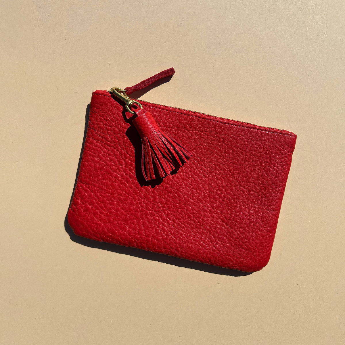 Tassel in Tomato Leather