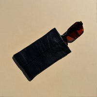 Sunglasses Case in Black Leather
