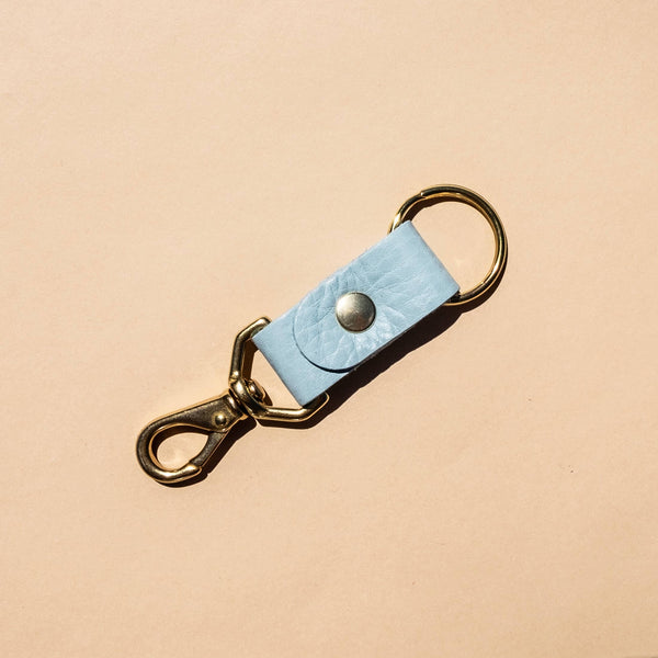 Keychain in Robin Leather