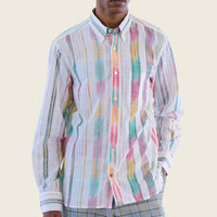 Ikat Warp Stripe Shirt